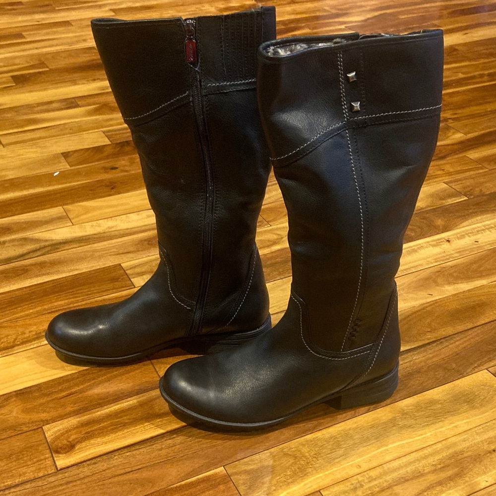 Blondo Waterproof Fur lined Black Over the Knee Winter Boots